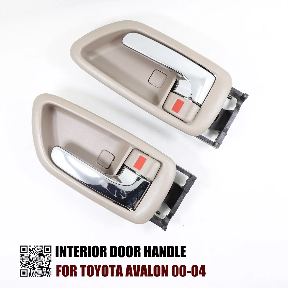 2 шт. одна пара интерьер дверные ручки для Toyota Avalon 2000-2004 r: 69205-AC010 l: 69206-AC010