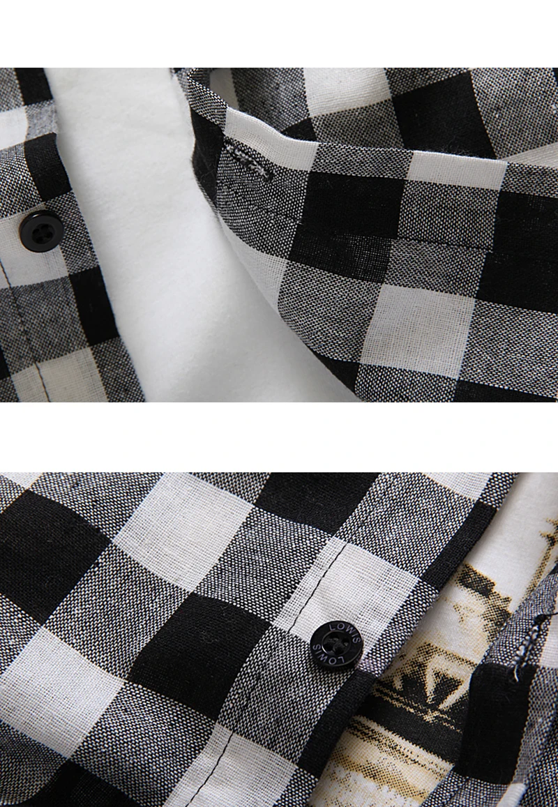 Клетчатая рубашка, мужские рубашки, новинка, летняя мода, Chemise Homme, мужские клетчатые рубашки, рубашка с коротким рукавом, Мужская дешевая красная и черная
