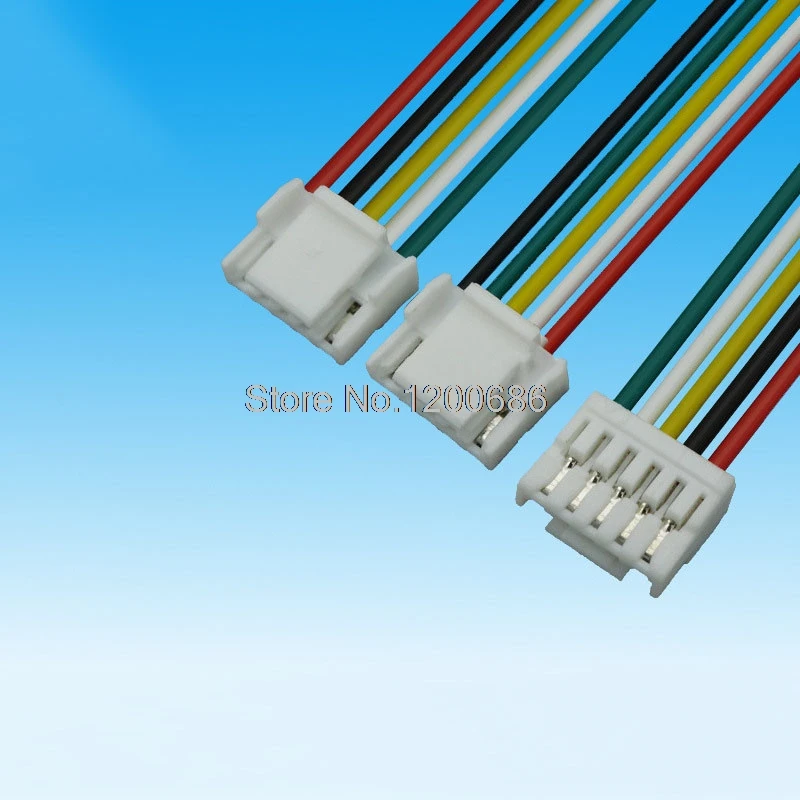 Кабели по индивидуальной длине 28AWG 1 м/1 5 м 2P/3P/4P/5P/6 контактов серия SCT1258 JST GH 25