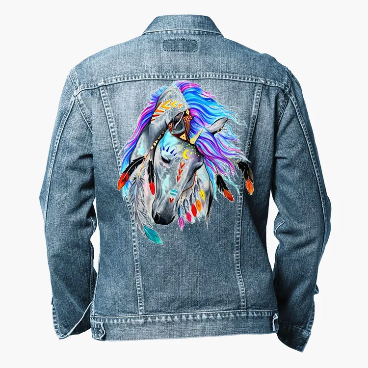 Костюм сделай сам с принтом лисы и плоской печатью новинка 2019|Аппликации для