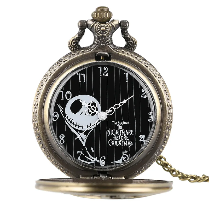 Современная модная полая уникальная тема брелок карманные часы ожерелье цепочка