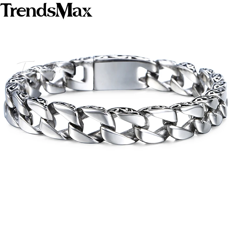 Мужской винтажный браслет шарма из нержавеющей стали HB30 2018|male wristband|men braceletstainless