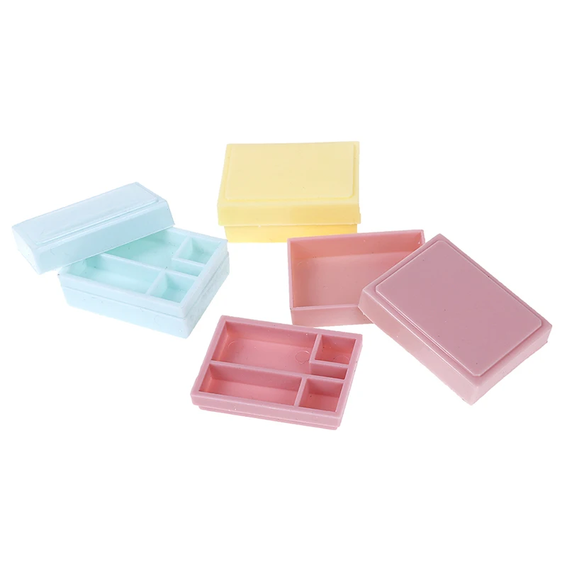 1 шт. мини бенто ланч боксы для игрушек аксессуары Кукольный контейнер еды