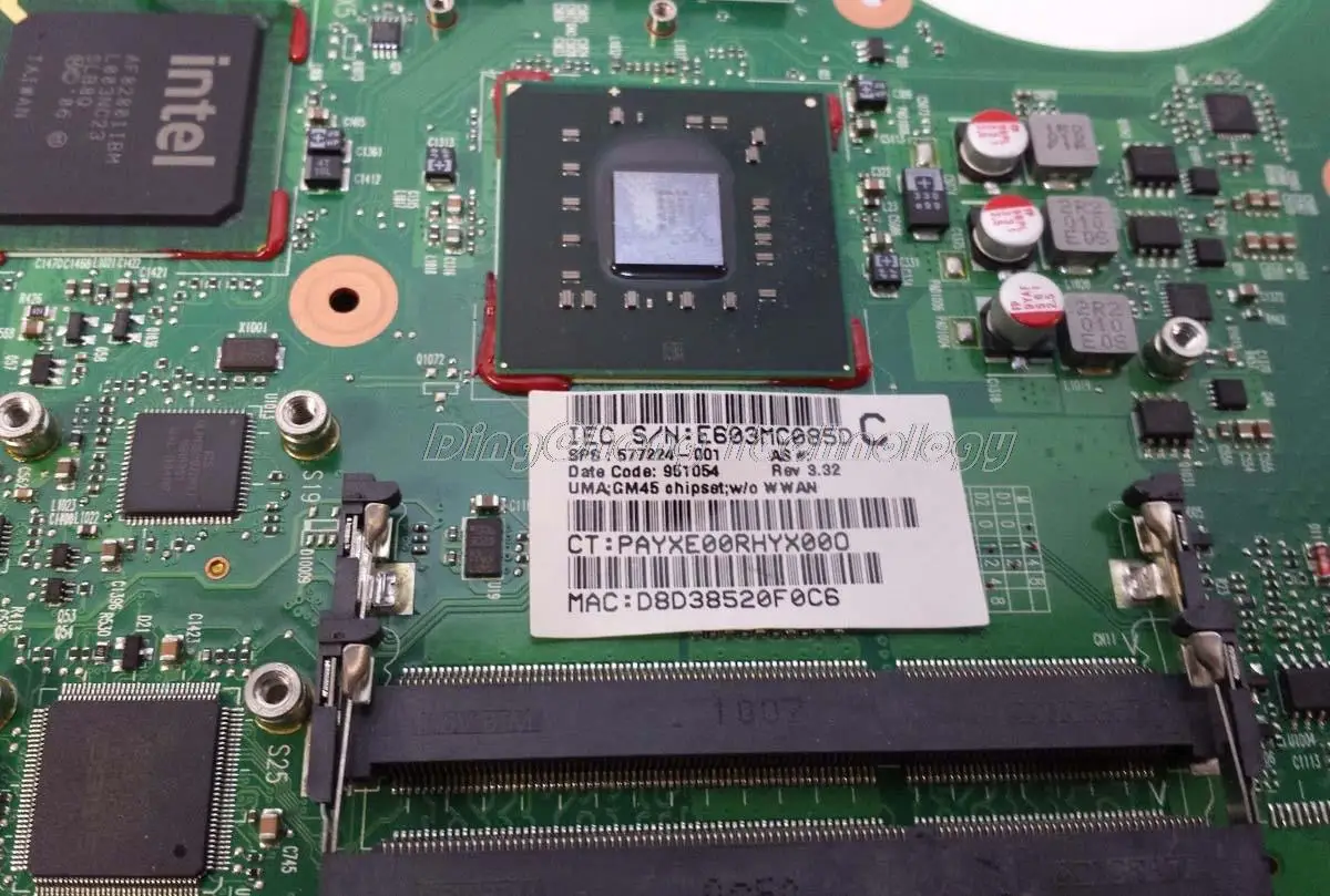 Оригинальный ноутбук Материнской Платы Для hp ProBook 4310 s 4311 577224 001 для цпу intel с GM45