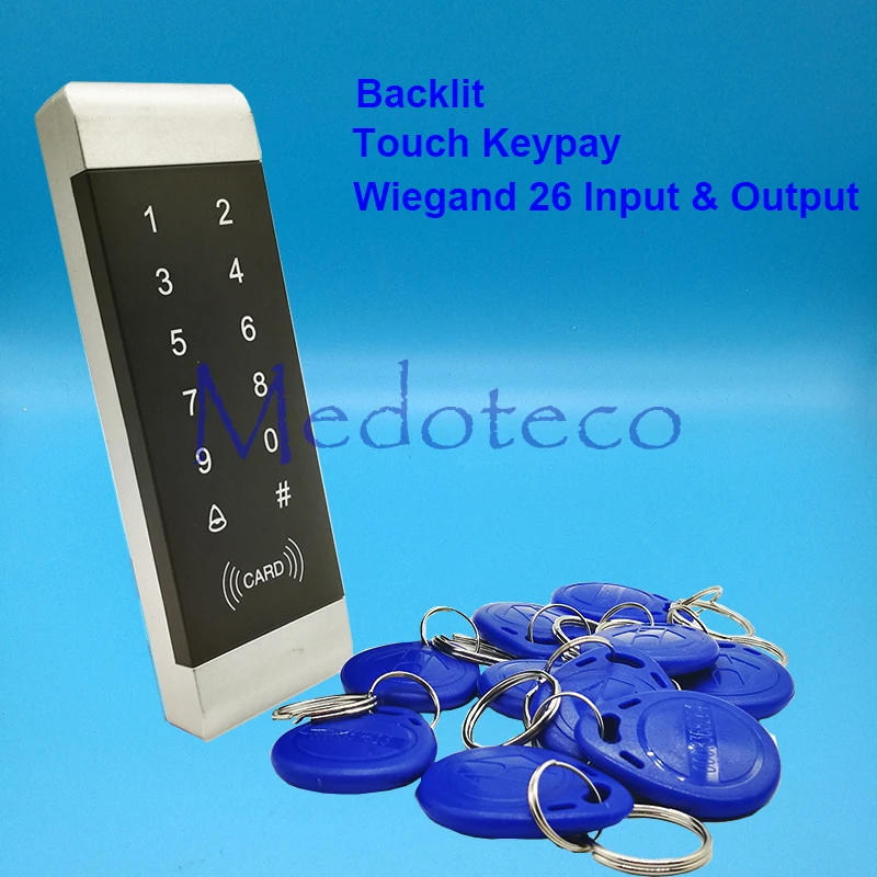 Узкая дверь контроль доступа тонкий 125 кГц Rfid карты контроля ler сенсорная