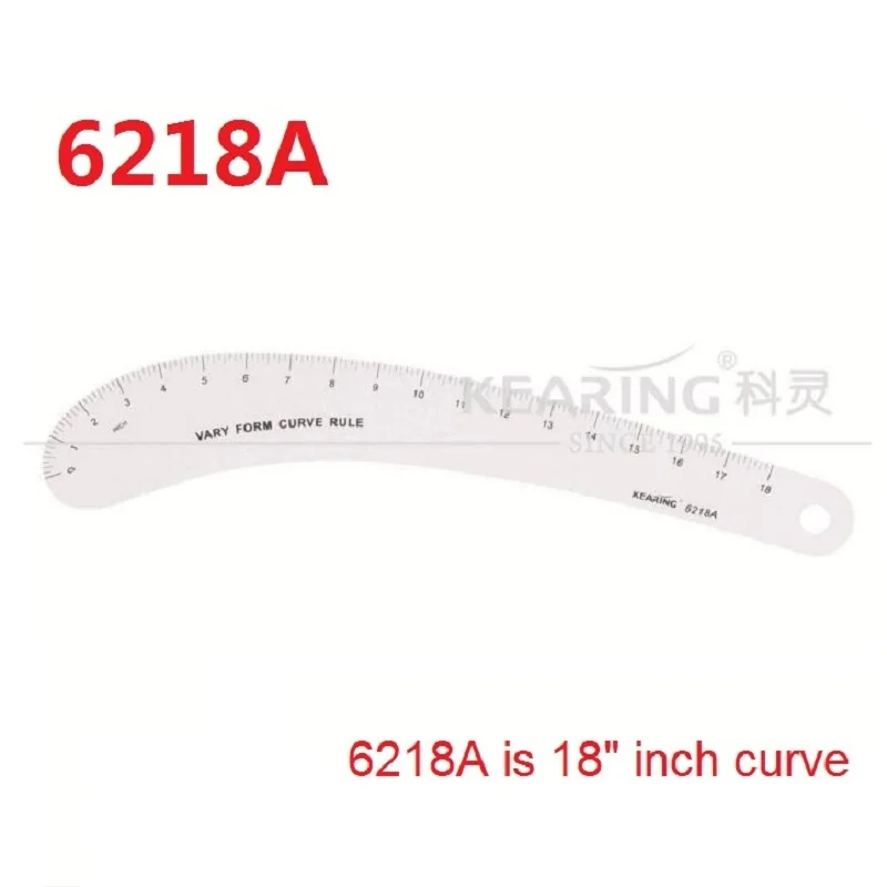 

18 Inch Metal Sewing Ruler Foot Vary Form Curve Ruler,Essential tools for Fashion designers,Pattern makers; #6218A