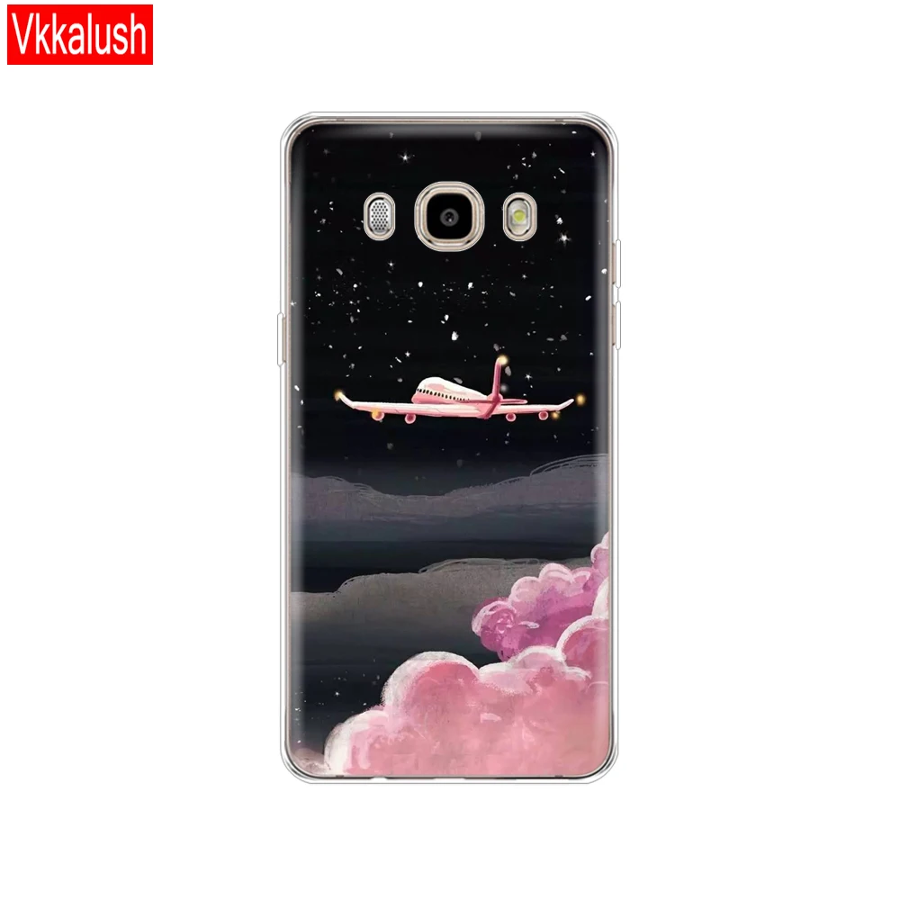 80081 Мягкий силиконовый чехол ТПУ для samsung Galaxy J5 чехол J510 J510F Крышка для samsung J5 чехол в виде ракушки - Цвет: 80081