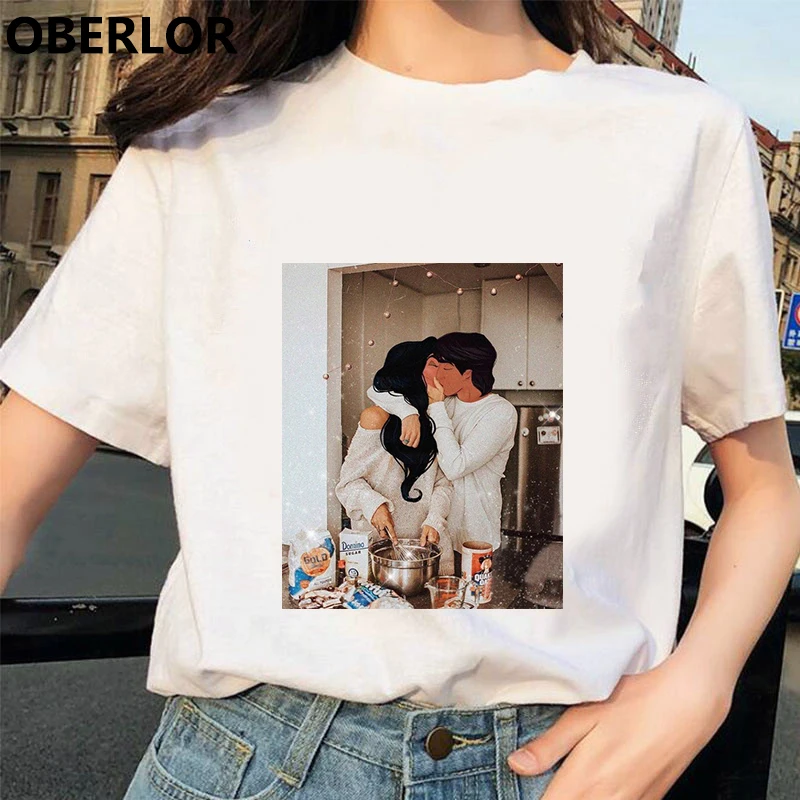 Camisetas Verano Mujer, летняя парная Футболка с принтом, Женская парная Повседневная подходящая хлопковая Футболка Harajuku Stranger Things, Топ