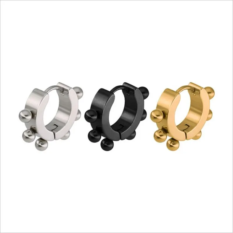 

Hoop Earrings Circle 316l Stainless Steel Earring IP Plating No Fade Allergy Free