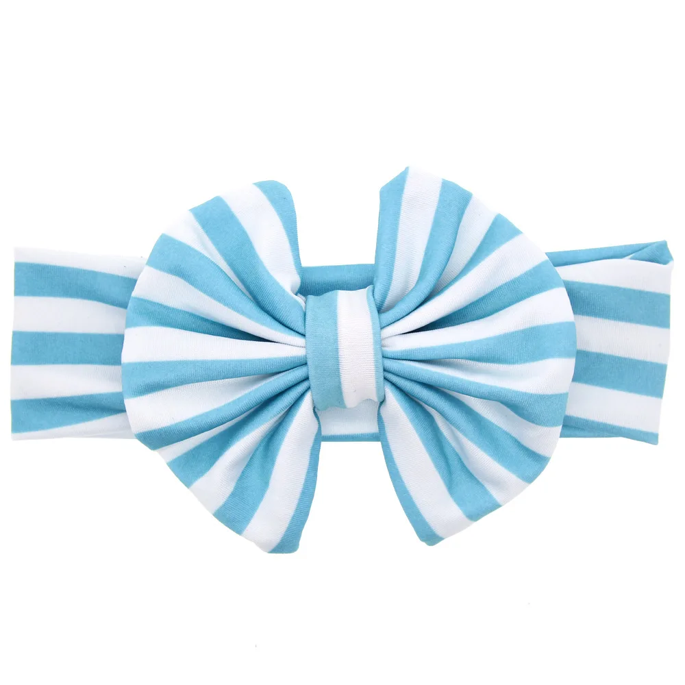 ADOMI 2017 Baby Girl Rabbit Ear Headband Knot Striped Bow Tie Halloween Children Accessories Headwrap Hairband 8 Colors |