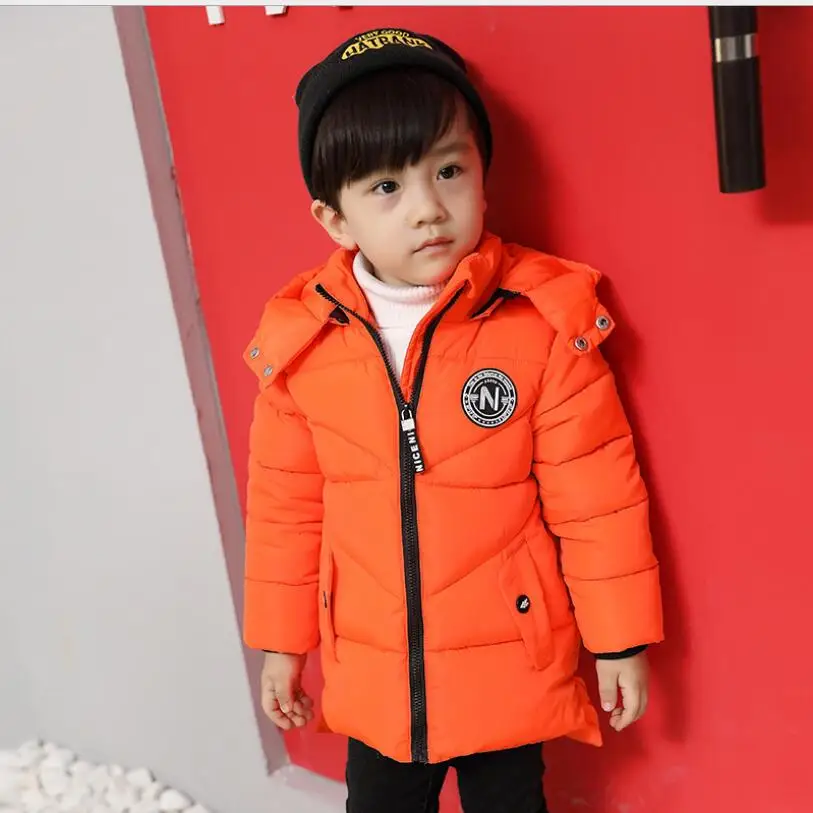 Куртка для мальчиков осенне зимняя куртка детская теплая с шапкой хлопковое