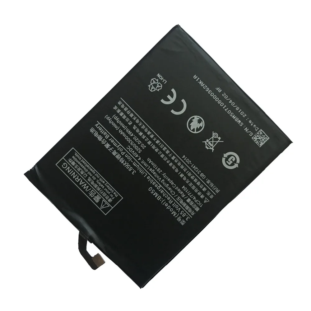 2018 оригинальный BM50 Батарея для спортивной камеры xiao mi Max 2 Max2 Bateria батареи max max2