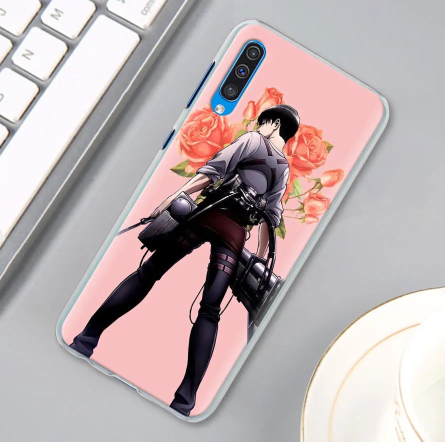 Обувь для косплея по аниме «атака на Титанов» чехол с рисунком из аниме для samsung Galaxy A30 A40 A50 A70 A6 A8 плюс A7 A9 M30 чехол для телефона Coque