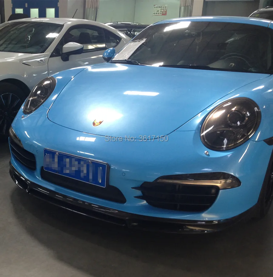 Передняя губа из углеродного волокна предназначенная для Carrera 991 S 4S V Style передний