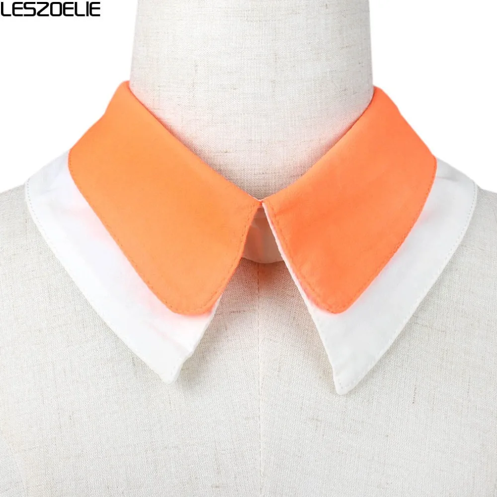 Женский съемный фальшивый воротник вечерние аксессуары из мягкого хлопка с