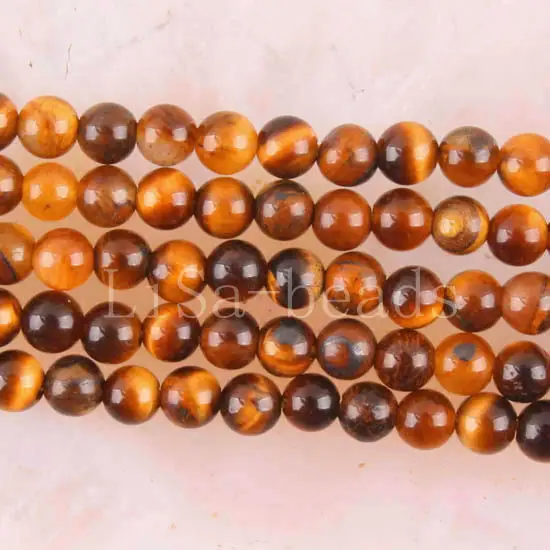 Бесплатная доставка модные украшения 3 мм круглые тигровые глаза Свободные