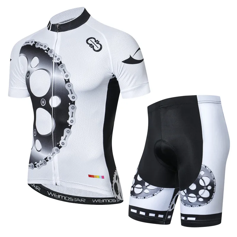 Color 4 Weimostar бренд Pro Велоспорт Джерси набор мужской горный велосипед одежда Maillot Ciclismo дышащая команда Велосипедная одежда Ropa Ciclismo - Цвет: Color 4