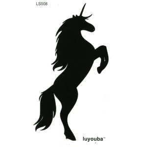 Временная татуировка Cute Unicorn, водонепроницаемая татуировка для мужчин, Харадзюку, хна, Детские татуировки красоты, Детские татуировки rouge a levre unlcornio