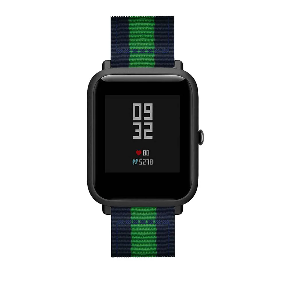 Нейлоновый ремешок для часов Huami Amazfit Bip BIT PACE Lite Youth 20 мм Samsung Galaxy 42 браслет|Ремешки