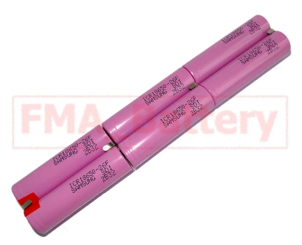 Литий-ионная аккумуляторная батарея 18650 26F 11,1 V 5200MAH 3S2P по 6 ячеек