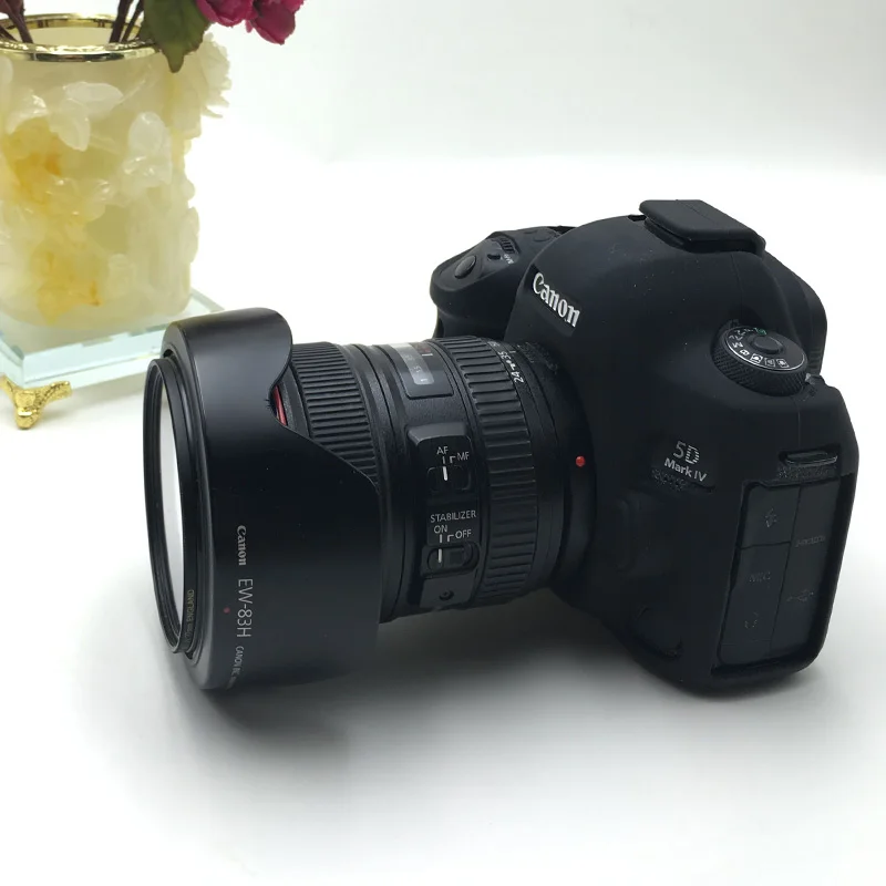 Красивая камера видео сумка для Canon 5D4 5D Mark IV Силиконовый Чехол резиновый чехол для камеры 5D Mark 4 защитный чехол