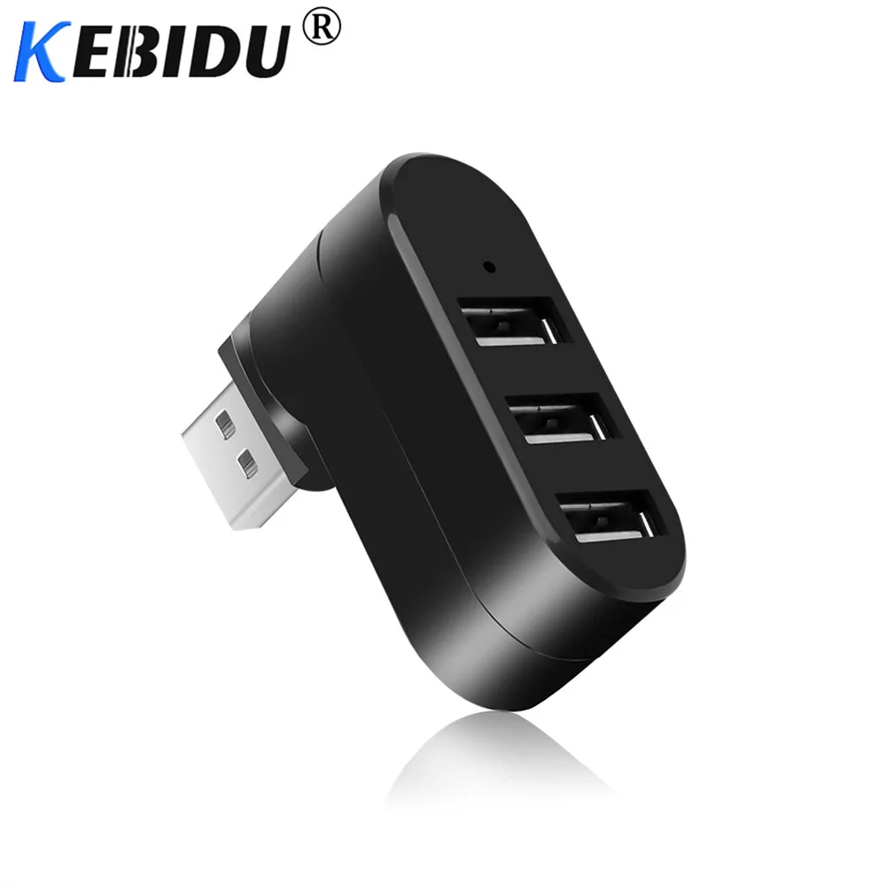 Kebidu Ecosin2 usb хаб s 3 0 порта USB 2 Мини Поворотный разветвитель адаптер концентратор