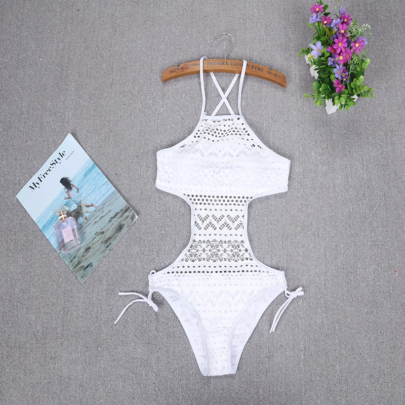 

2019 New Fashion Women Solid Hollow Out Bodysuits Strappy Lacing Backless Bodysuit Lady Sexy Club Sheer Slim Jumpsuit Leotard