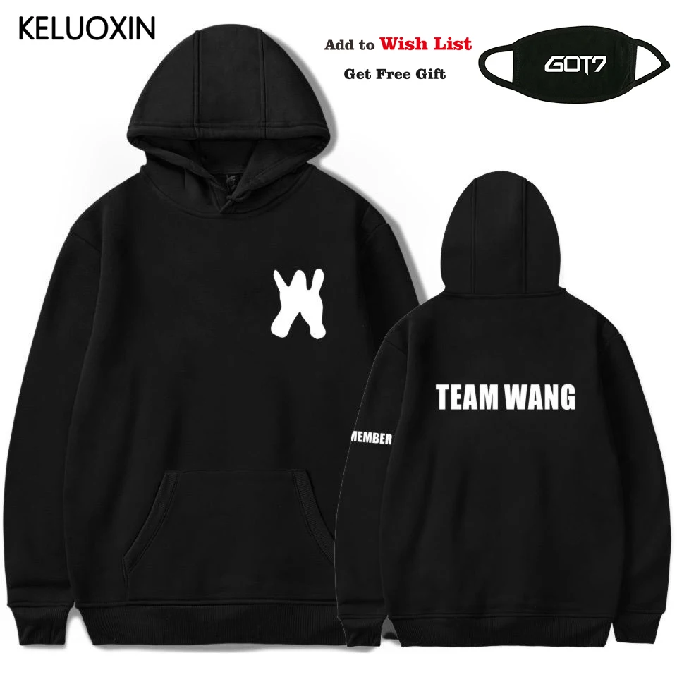 KELUOXIN Kpop GOT7 толстовки для женщин мужчин Джексон та же команда Ван Письмо печати толстовка пуловеры фанатов спортивный костюм Moletom Feminino