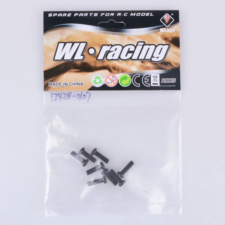 

12428 12423 12428-0107 M4 * 12 винты WLtoys RC гоночный автомобиль весы запасные части Аксессуары