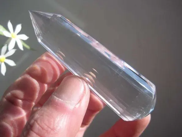 4 натуральный кристаллический кварцевый точечный 24 сторонний лечебный|quartz