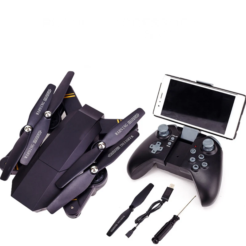 Складной Радиоуправляемый Дрон с широкоугольной камерой HD 2MP воздушный вертолет