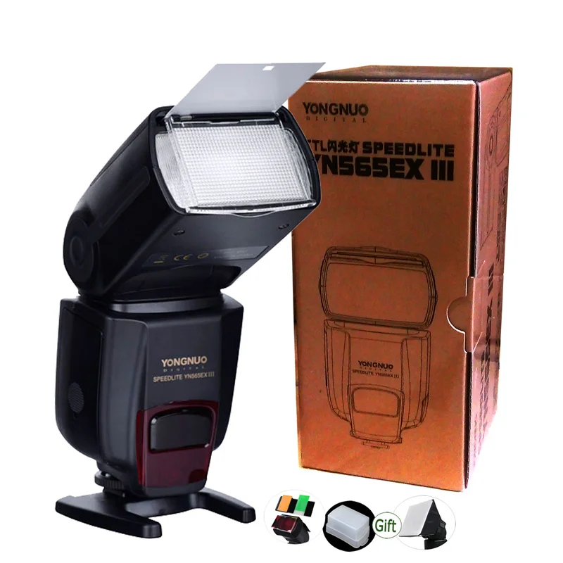 Вспышка Yongnuo TTL Speedlite YN565EX III GN58 для камеры Nikon D7100 D5100 D3100 D3000 D700 D300s D200 D90 D80 D70