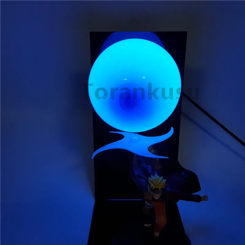 Наруто фигурка светодиодный светильник Rasengan модель игрушки Аниме Наруто Ураганные Хроники Наруто Узумаки фигурка Саске Namikaze Minato