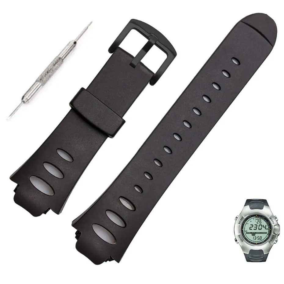 Ouhaobin новый роскошный резиновый ремешок сменный для часов SS0S4723000 SUUNTO Observator SR X6HRM