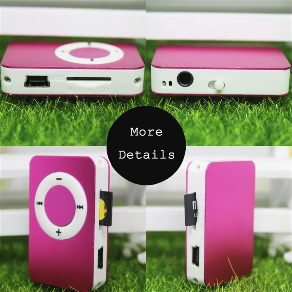 Waterlowrie музыкальный mp 3 player Мода из металла матовый материал плейер mini mp3 Поддержка 8G мини-карта флэш памяти TF плеер мп3 usb мп 3для подарка