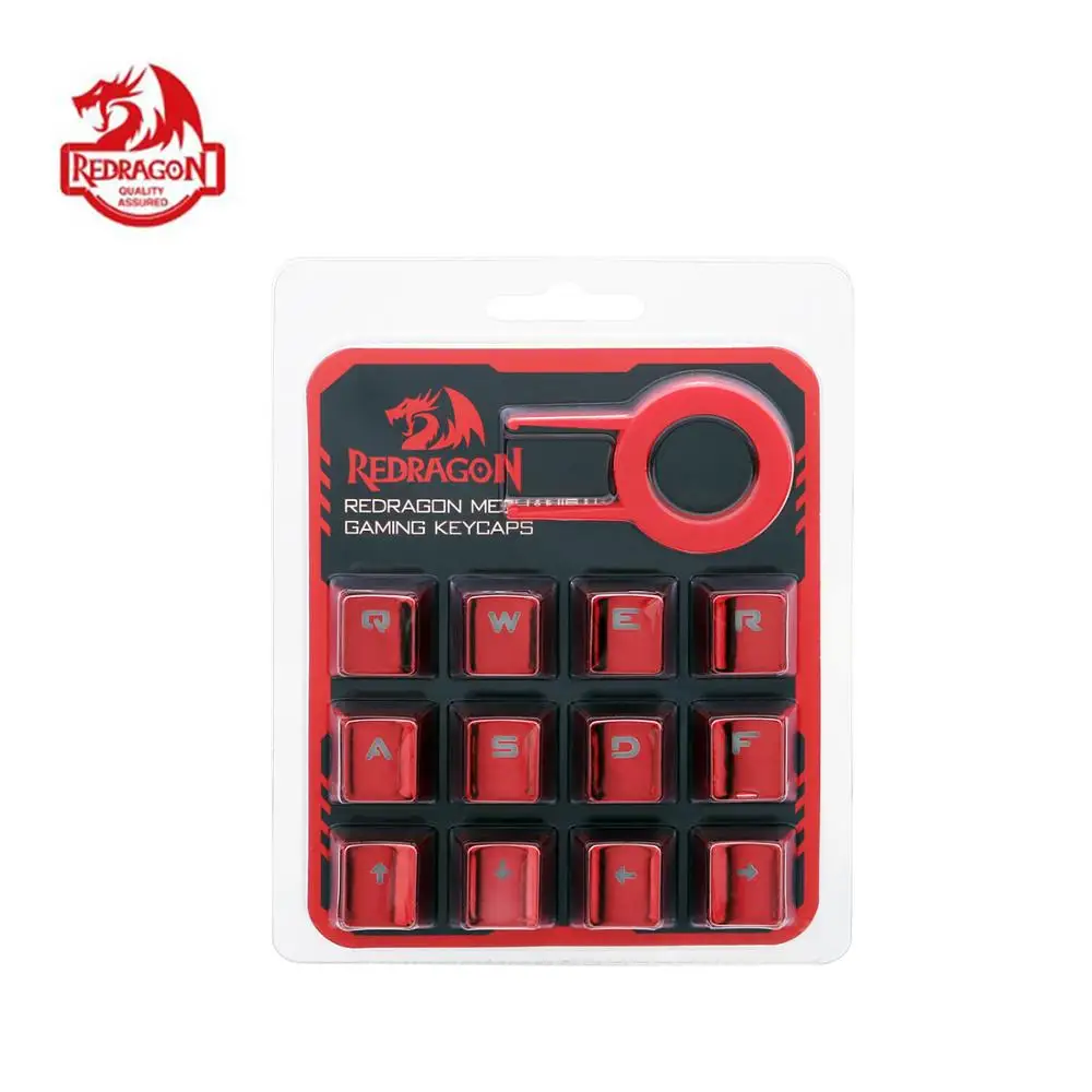 Redragon A103R 12 колпачки для ключей и съемник PBT двойной удар с подсветкой