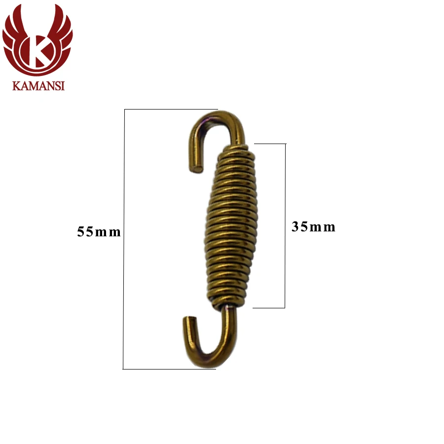 KMS 6pcs Hooks Modified motorcycle Yoshimura Accessories Stainless Steel Spring Hook Motorcycle Exhaust Pipe Muffler Springs |