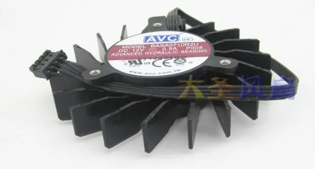 AVC Quadro Q4000 2 Гб вентилятор видеокарты BASA0710R2U