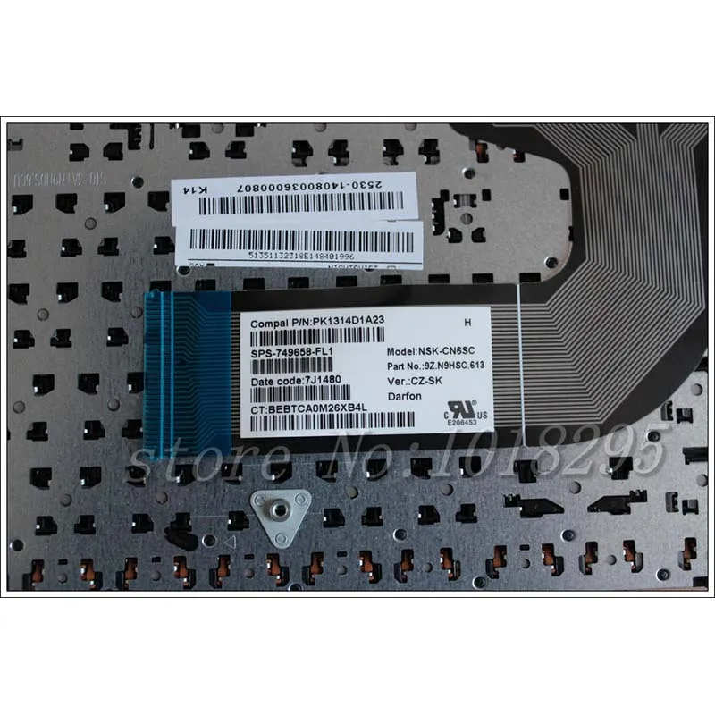 Чешская клавиатура для HP Pavilion 15E 15N 15T 15 N E E000 N000 N100 e087sr R65 CZ черная рамка|keyboard for