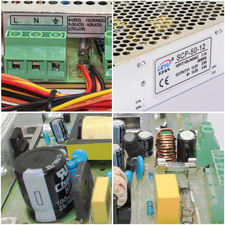 Резервная батарея CE одобренный SCP-50-12 dc 12v Одиночный выход питания SMPS с функцией UPS