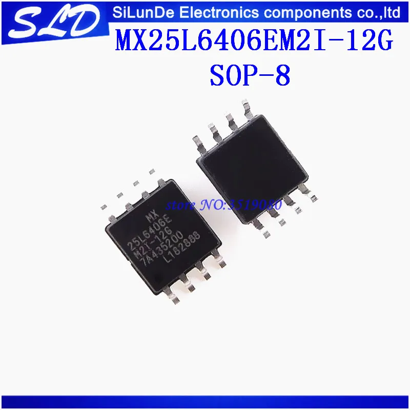 

Free Shipping 100pcs/lot MX25L6406EM2I-12G SOP8 MX25L6406EM2I-12 MX25L6406EM2I 25L6406E new and original In Stock