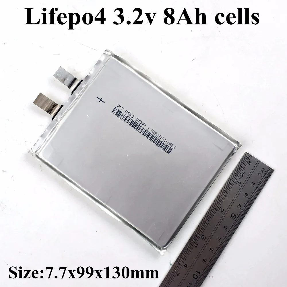 4 шт бренд 3 2 v 8Ah lifepo4 cell 8000mah не 7ah 9ah 10Ah для упаковки diy power 7799130 12v 8ah 10ah