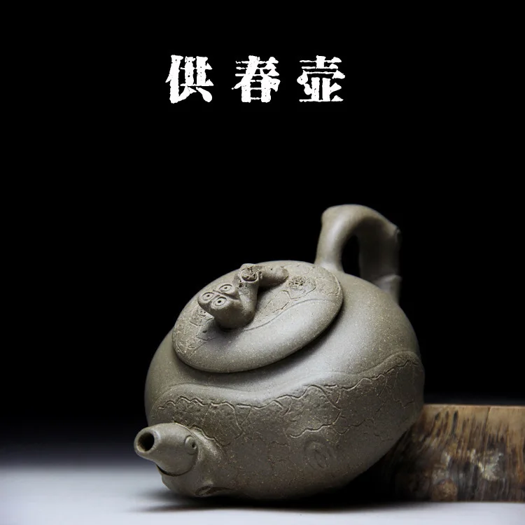 

selling yixing recommended masters all hand undressed ore mud for the pot of hot spring purple sand teapot tea set