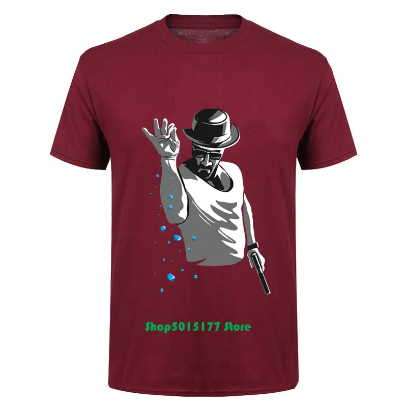 Новая распродажа крутая ТВ шоу наркоторговец ХАЙЗЕНБЕРГ футболки для мужчин