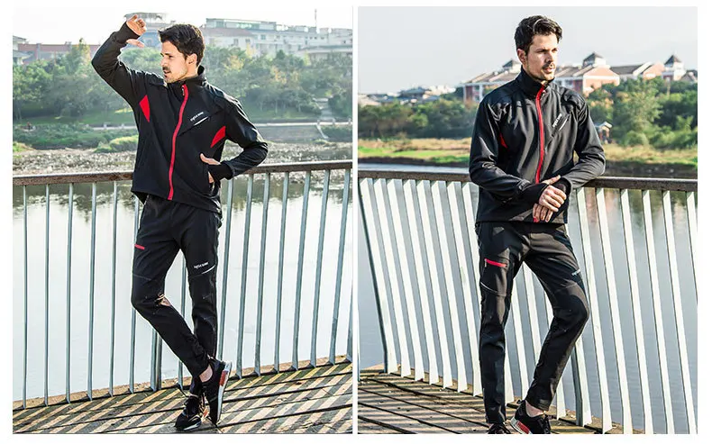 Зимние куртки для бега, костюм Ropa De Gym Para Hombre, велосипедная куртка, Мужская дышащая куртка для езды на велосипеде, трикотажная одежда, ветровка