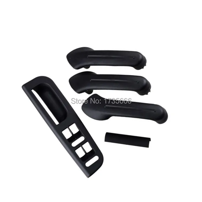 Черная накладка на дверную ручку для интерьера 5 шт. кронштейн Облицовочный