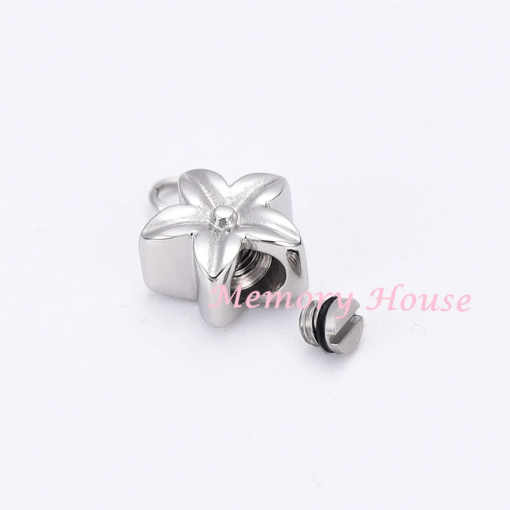 flower JJ012 различных Форма нержавеющая сталь Jewelry интимные аксессуары гравировки Keepsake подвеска ювелирные изделия Шарм для прах - Окраска металла: flower