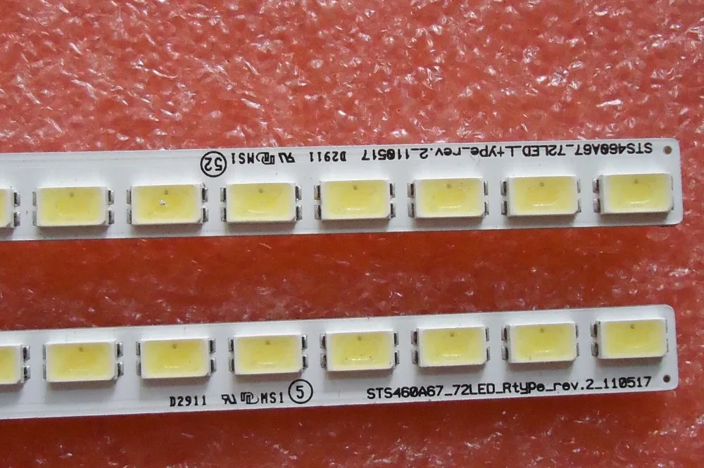 СВЕТОДИОДНАЯ подсветка экрана TCL L46V7300A 3D LJ64 03342A STS460A67 72LED RTYPE 1pcs = 72led 506 мм|screen|screen