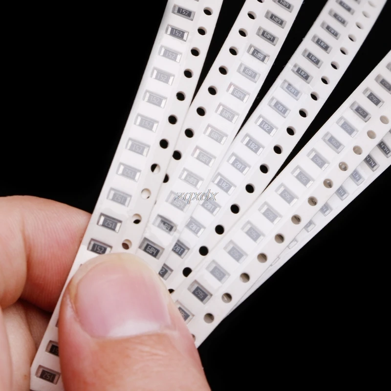 1250 шт. 50 значение 1206 SMD Резистор Комплект 0 Ом~ 10 м Ом 5% 1/4 Вт Прямая поставка