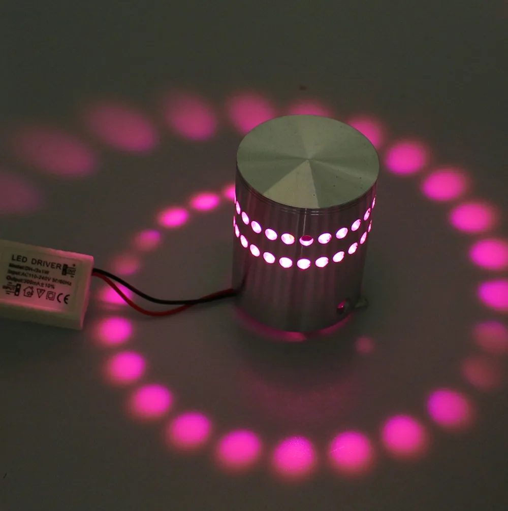 Современный артистичный светодиодный настенный светильник из алюминия AC85-265V